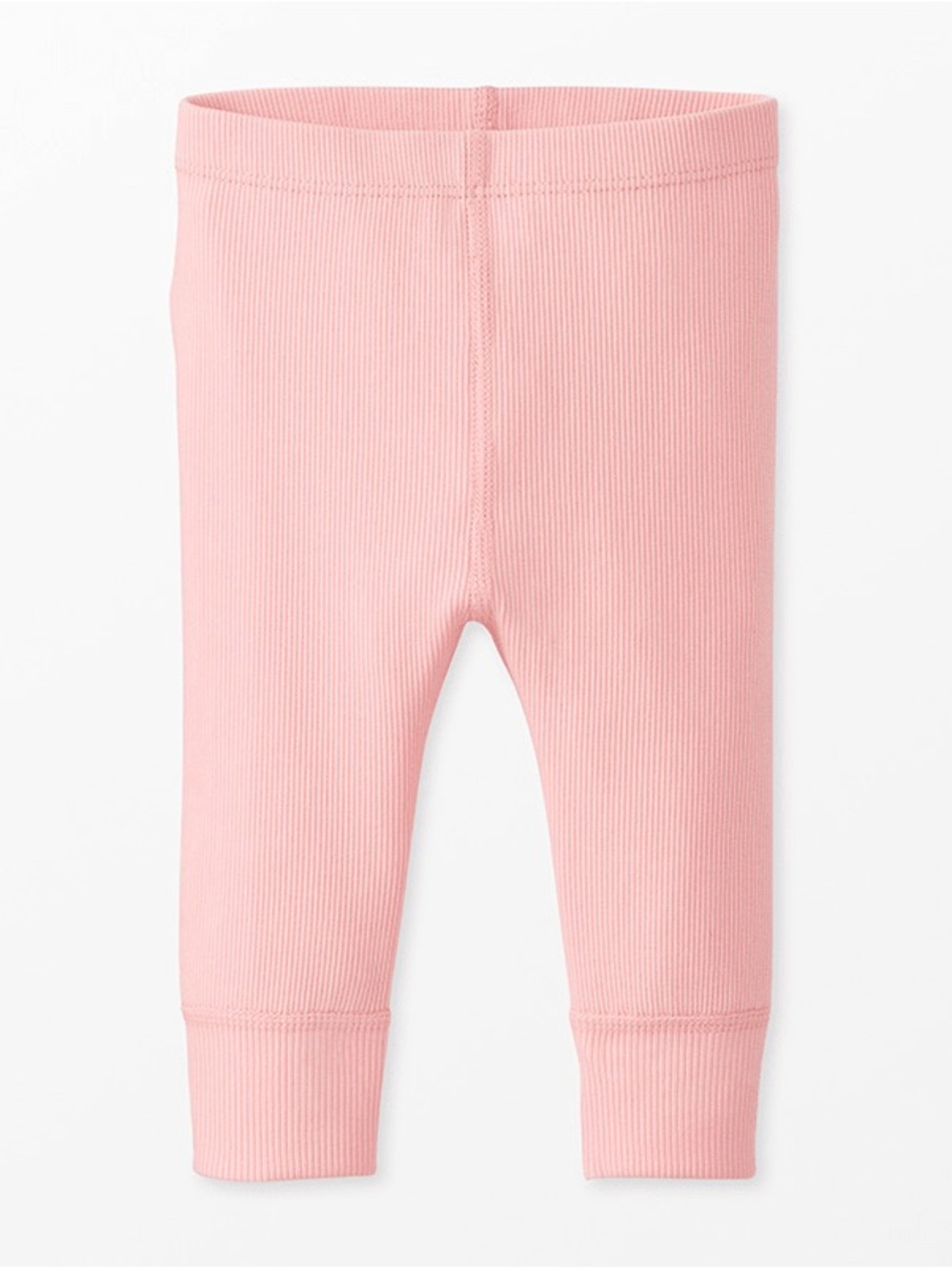 Hanna Andersson Baby Pink Ribbed Leggings